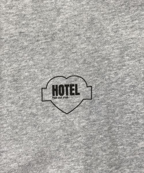 HOTEL（ホテル）HOTEL (ホテル) tatoo studio yamada (タトゥースタジオ ヤマダ) スウェット グレー サイズ:XLの古着・服飾アイテム