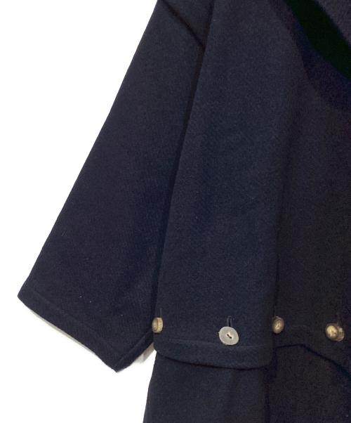 COMME des GARCONS（コムデギャルソン）COMME des GARCONS (コムデギャルソン) デザインウールコート ネイビー サイズ:記載なしの古着・服飾アイテム