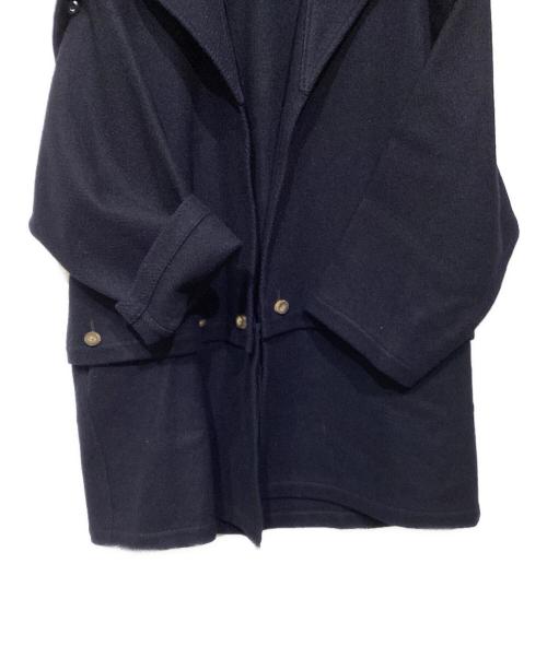 COMME des GARCONS（コムデギャルソン）COMME des GARCONS (コムデギャルソン) デザインウールコート ネイビー サイズ:記載なしの古着・服飾アイテム