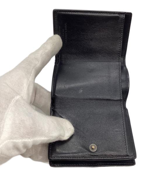 Saint Laurent Paris（サンローランパリ）Saint Laurent Paris (サンローランパリ) エンボスクロコダイル タイニーウォレット　CFP459996 ブラックの古着・服飾アイテム