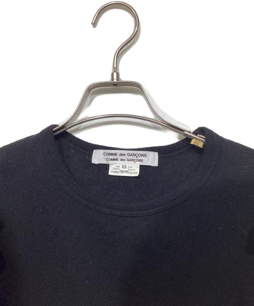 COMME des GARCONS COMME des GARCONS（コムデギャルソン コムデギャルソン）COMME des GARCONS COMME des GARCONS (コムデギャルソン コムデギャルソン) リボンニット RN-T010 ブラック サイズ:XSの古着・服飾アイテム