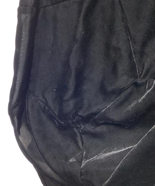 COMME des GARCONS（コムデギャルソン）COMME des GARCONS (コムデギャルソン) ノースリーブベロアブラウス　GC-B041 ブラック サイズ:Mの古着・服飾アイテム