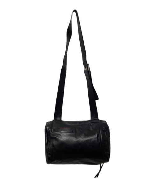 kawa-kawa（カワカワ）kawa-kawa (カワカワ) 貝ボタン ショルダーバッグ ブラックの古着・服飾アイテム