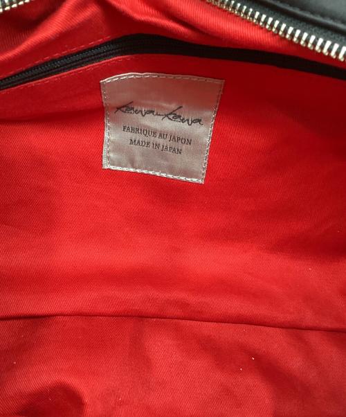 kawa-kawa（カワカワ）kawa-kawa (カワカワ) 貝ボタン ショルダーバッグ ブラックの古着・服飾アイテム