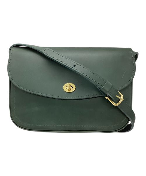 Mimi Berry（ミミベリー）Mimi Berry (ミミベリー) ARTIE TURN LOCK BAGS グリーンの古着・服飾アイテム