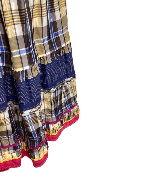 tricot COMME des GARCONS（トリココムデギャルソン）tricot COMME des GARCONS (トリココムデギャルソン) クレイジーパターンティアードスカート マルチカラー サイズ:不明の古着・服飾アイテム