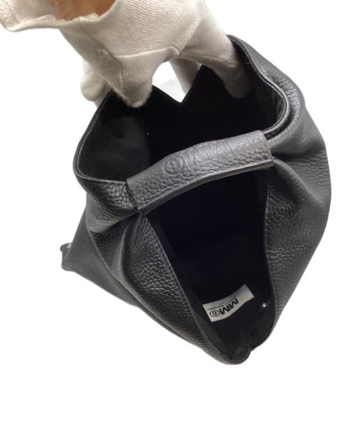 MM6 Maison Margiela（エムエムシックスメゾンマルジェラ）MM6 Maison Margiela (エムエムシックスメゾンマルジェラ) スモールジャパニーズレザートートバッグ ブラックの古着・服飾アイテム