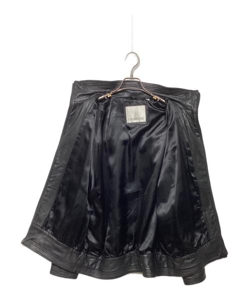london fog（ロンドンフォグ）london fog (ロンドンフォグ) ハイネックレザーブルゾン ブラック サイズ:XLの古着・服飾アイテム
