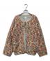 6(ROKU) BEAUTY&YOUTH（ロク ビューティーアンドユース）の古着「SASHIKO MOTIF JACQUARD JACKET 8625-241-0313」｜グレー×オレンジ