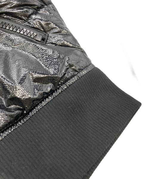 DIESEL（ディーゼル）DIESEL (ディーゼル) ANEMOSTOPパテントボンバージャケット ブラック サイズ:XXSの古着・服飾アイテム