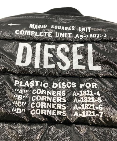 DIESEL（ディーゼル）DIESEL (ディーゼル) ANEMOSTOPパテントボンバージャケット ブラック サイズ:XXSの古着・服飾アイテム