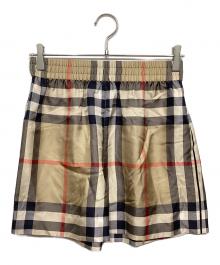 BURBERRY（バーバリー）の古着「ノヴァチェックハーフパンツ」｜ベージュ