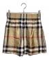 BURBERRY（バーバリー）の古着「ノヴァチェックハーフパンツ」｜ベージュ