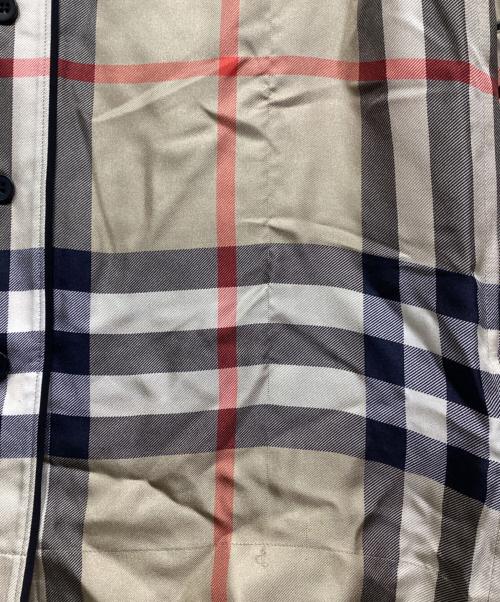 BURBERRY（バーバリー）BURBERRY (バーバリー) ノヴァチェックサテンシャツ ベージュ サイズ:6の古着・服飾アイテム