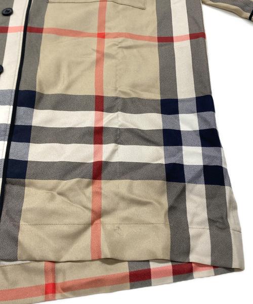 BURBERRY（バーバリー）BURBERRY (バーバリー) ノヴァチェックサテンシャツ ベージュ サイズ:6の古着・服飾アイテム