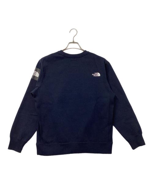 THE NORTH FACE（ザ ノース フェイス）THE NORTH FACE (ザ ノース フェイス) NT61931　スクエアロゴクルー ネイビー サイズ:Lの古着・服飾アイテム