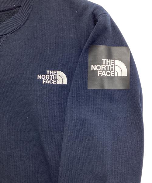 THE NORTH FACE（ザ ノース フェイス）THE NORTH FACE (ザ ノース フェイス) NT61931　スクエアロゴクルー ネイビー サイズ:Lの古着・服飾アイテム