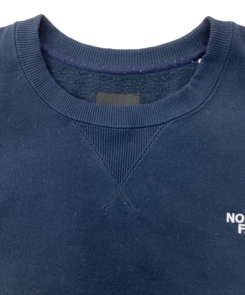 THE NORTH FACE（ザ ノース フェイス）THE NORTH FACE (ザ ノース フェイス) NT61931　スクエアロゴクルー ネイビー サイズ:Lの古着・服飾アイテム