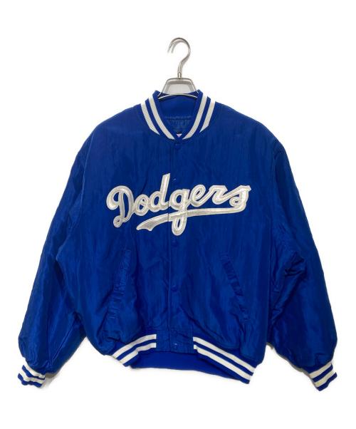 Diamond by STARTER（ダイアモンドバイスターター）Diamond by STARTER (ダイアモンドバイスターター) ナイロンスタジャン ブルー サイズ:Lの古着・服飾アイテム