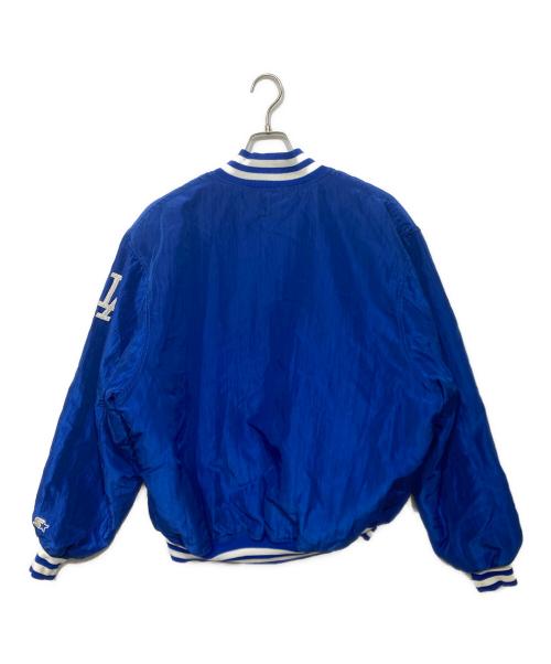 Diamond by STARTER（ダイアモンドバイスターター）Diamond by STARTER (ダイアモンドバイスターター) ナイロンスタジャン ブルー サイズ:Lの古着・服飾アイテム