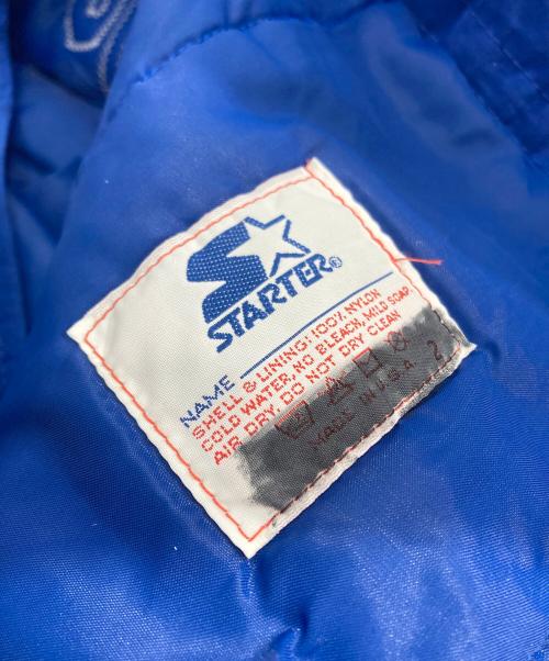 Diamond by STARTER（ダイアモンドバイスターター）Diamond by STARTER (ダイアモンドバイスターター) ナイロンスタジャン ブルー サイズ:Lの古着・服飾アイテム