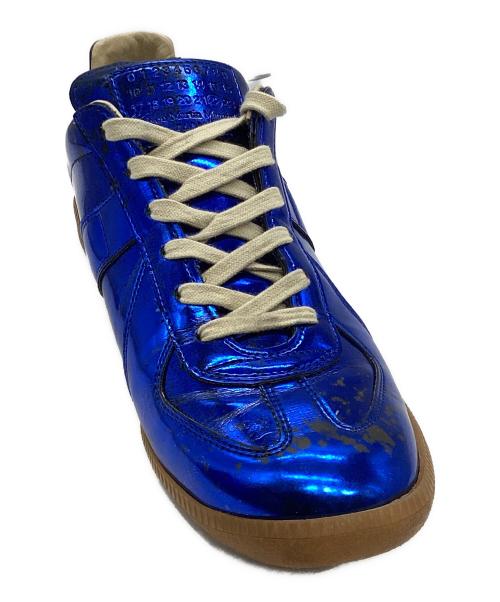 Maison Martin Margiela（メゾンマルタンマルジェラ）Maison Martin Margiela (メゾンマルタンマルジェラ) 12年　地方限定モデル REPLICAジャーマントレーナー メタリックブルー サイズ:42の古着・服飾アイテム