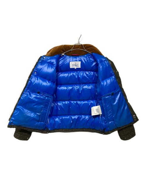 MONCLER（モンクレール）MONCLER (モンクレール) COMME des GARCONS JUNYA WATANABE MAN (コムデギャルソンジュンヤワタナベマン) エベレスト ツイード ダウンジャケット グリーン×ブラウン サイズ:SSの古着・服飾アイテム