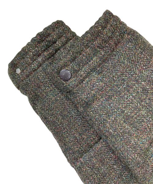 MONCLER（モンクレール）MONCLER (モンクレール) COMME des GARCONS JUNYA WATANABE MAN (コムデギャルソンジュンヤワタナベマン) エベレスト ツイード ダウンジャケット グリーン×ブラウン サイズ:SSの古着・服飾アイテム