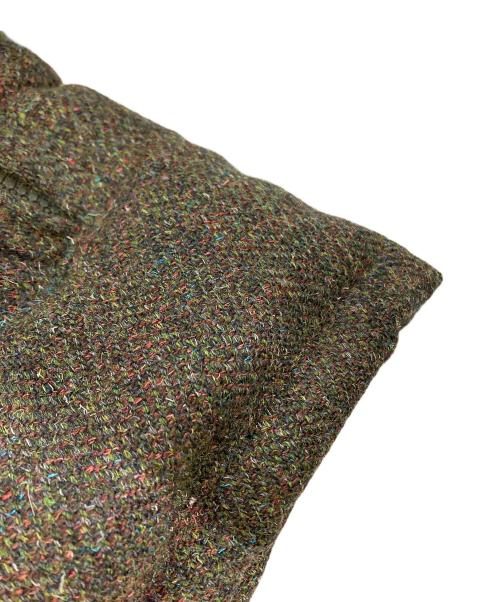 MONCLER（モンクレール）MONCLER (モンクレール) COMME des GARCONS JUNYA WATANABE MAN (コムデギャルソンジュンヤワタナベマン) エベレスト ツイード ダウンジャケット グリーン×ブラウン サイズ:SSの古着・服飾アイテム