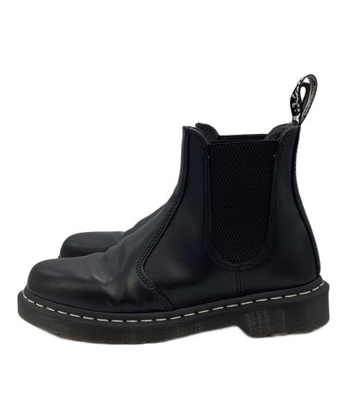 Dr.Martens（ドクターマーチン）Dr.Martens (ドクターマーチン) 2976 ホワイトステッチ チェルシーブーツ ブラック サイズ:UK5の古着・服飾アイテム