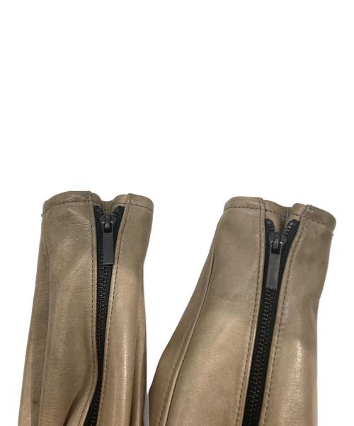 N.HOOLYWOOD（エヌ ハリウッド）N.HOOLYWOOD (エヌ ハリウッド) 牛革 ライダースジャケット ブラウン サイズ:36の古着・服飾アイテム