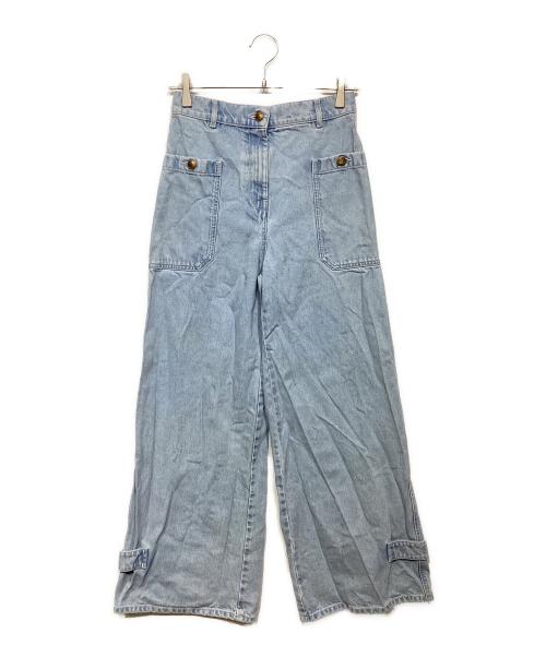 MaxMara（マックスマーラ）MaxMara (マックスマーラ) Pugnale プニャーレ ワイドデニム　25211860216 ライトインディゴ サイズ:JP34の古着・服飾アイテム