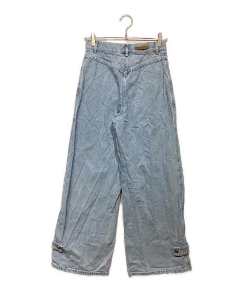 MaxMara（マックスマーラ）MaxMara (マックスマーラ) Pugnale プニャーレ ワイドデニム　25211860216 ライトインディゴ サイズ:JP34の古着・服飾アイテム