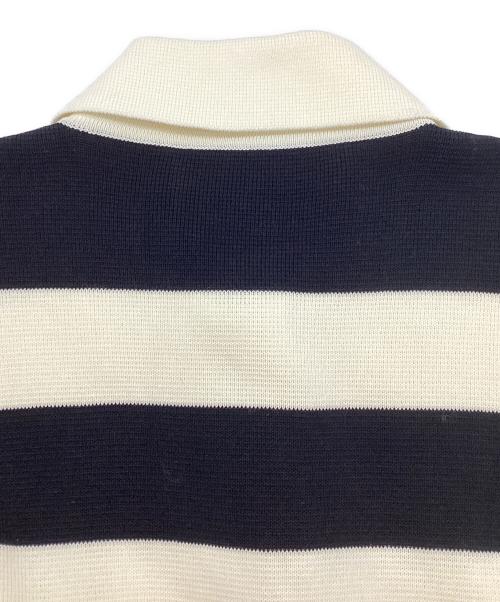 GUCCI（グッチ）GUCCI (グッチ) ワッペン付 ボーダーワンピース　731592 ブラック×ホワイト サイズ:Sの古着・服飾アイテム