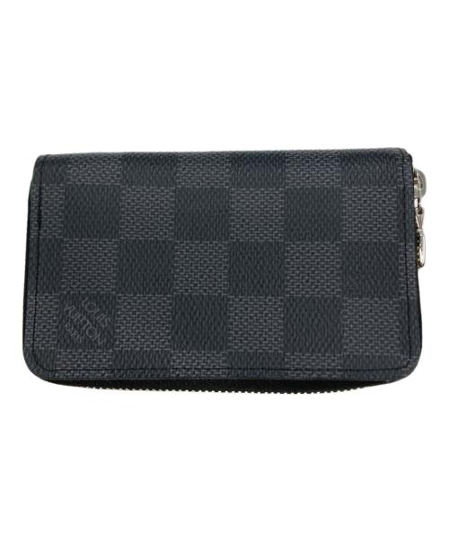 LOUIS VUITTON（ルイ ヴィトン）LOUIS VUITTON (ルイ ヴィトン) ダミエ・グラフィット　ジッピーコインパース　N63076 ブラック×グレーの古着・服飾アイテム