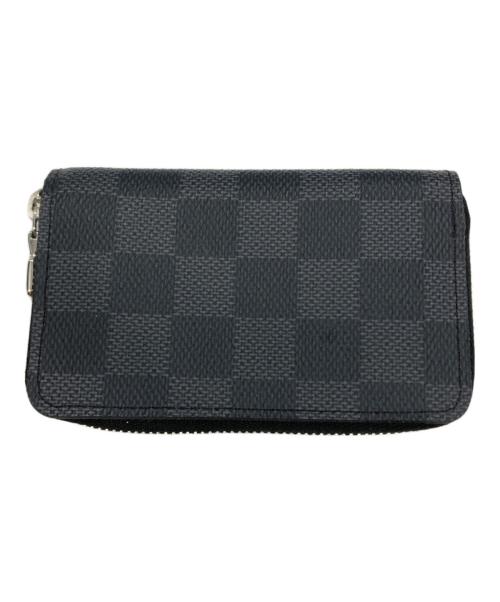 LOUIS VUITTON（ルイ ヴィトン）LOUIS VUITTON (ルイ ヴィトン) ダミエ・グラフィット　ジッピーコインパース　N63076 ブラック×グレーの古着・服飾アイテム