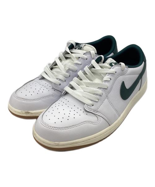 NIKE（ナイキ）NIKE (ナイキ) AIR JORDAN WMNS 1 RETRO LOW CZ0775-133 ホワイト×グリーン サイズ:US11.5の古着・服飾アイテム