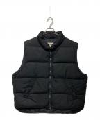 Eddie Bauerエディーバウアー）の古着「90-00’ｓ　白タグ　ダウンベスト」｜ブラック