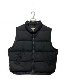 Eddie Bauer（エディーバウアー）の古着「90-00’ｓ　白タグ　ダウンベスト」｜ブラック