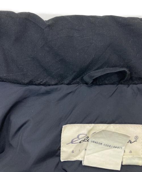 Eddie Bauer（エディーバウアー）Eddie Bauer (エディーバウアー) 90-00’ｓ　白タグ　ダウンベスト ブラック サイズ:XLの古着・服飾アイテム