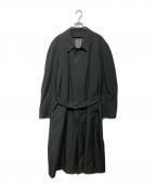 Christian Dior MONSIEURクリスチャンディオールムッシュ）の古着「オールドライナー付きステンカラーコート」｜ブラック