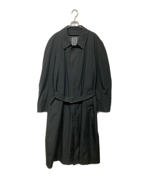 Christian Dior MONSIEUR（クリスチャンディオールムッシュ）Christian Dior MONSIEUR (クリスチャンディオールムッシュ) オールドライナー付きステンカラーコート ブラック サイズ:40Lの古着・服飾アイテム