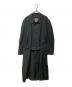 Christian Dior MONSIEUR（クリスチャンディオールムッシュ）の古着「オールドライナー付きステンカラーコート」｜ブラック