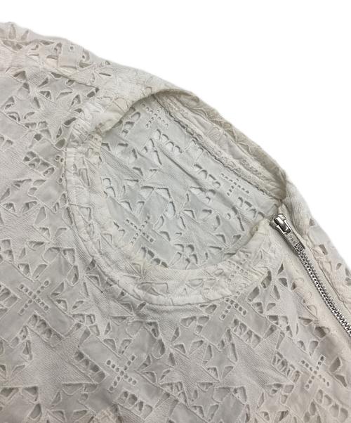 sacai（サカイ）sacai (サカイ) スターレースワンピース ホワイト サイズ:Mの古着・服飾アイテム