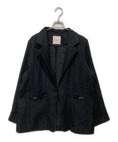 中古・古着通販】OHOTORO (オオトロ) Mannish Wool Blouson ネイビー