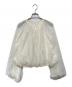 Diagram（ダイアグラム）の古着「ギャザーチュールブルゾン」｜ホワイト