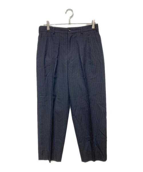 COMME des GARCONS HOMME（コムデギャルソン オム）COMME des GARCONS HOMME (コムデギャルソン オム) ストライプセットアップ ネイビー サイズ:Mの古着・服飾アイテム