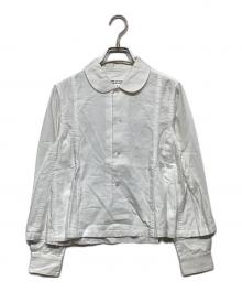 COMME des GARCONS COMME des GARCONS（コムデギャルソン コムデギャルソン）の古着「丸襟ブラウスRS-B014」｜ホワイト