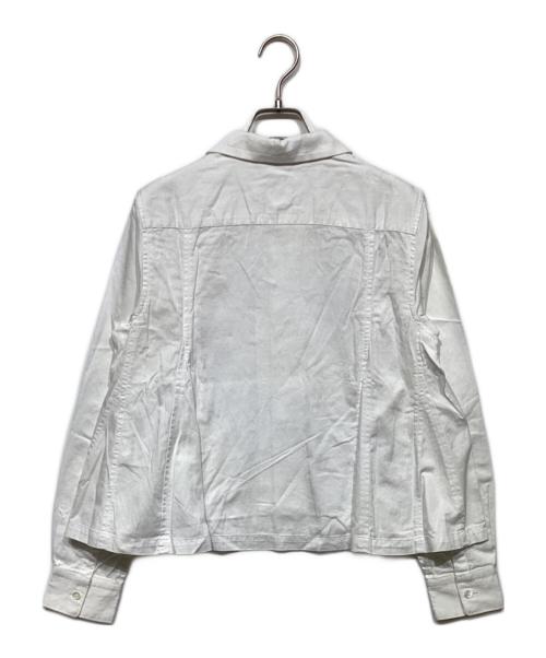 COMME des GARCONS COMME des GARCONS（コムデギャルソン コムデギャルソン）COMME des GARCONS COMME des GARCONS (コムデギャルソン コムデギャルソン) 丸襟ブラウスRS-B014 ホワイト サイズ:Sの古着・服飾アイテム