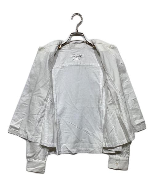 COMME des GARCONS COMME des GARCONS（コムデギャルソン コムデギャルソン）COMME des GARCONS COMME des GARCONS (コムデギャルソン コムデギャルソン) 丸襟ブラウスRS-B014 ホワイト サイズ:Sの古着・服飾アイテム